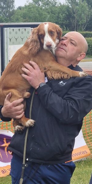 A big hug after the competition.